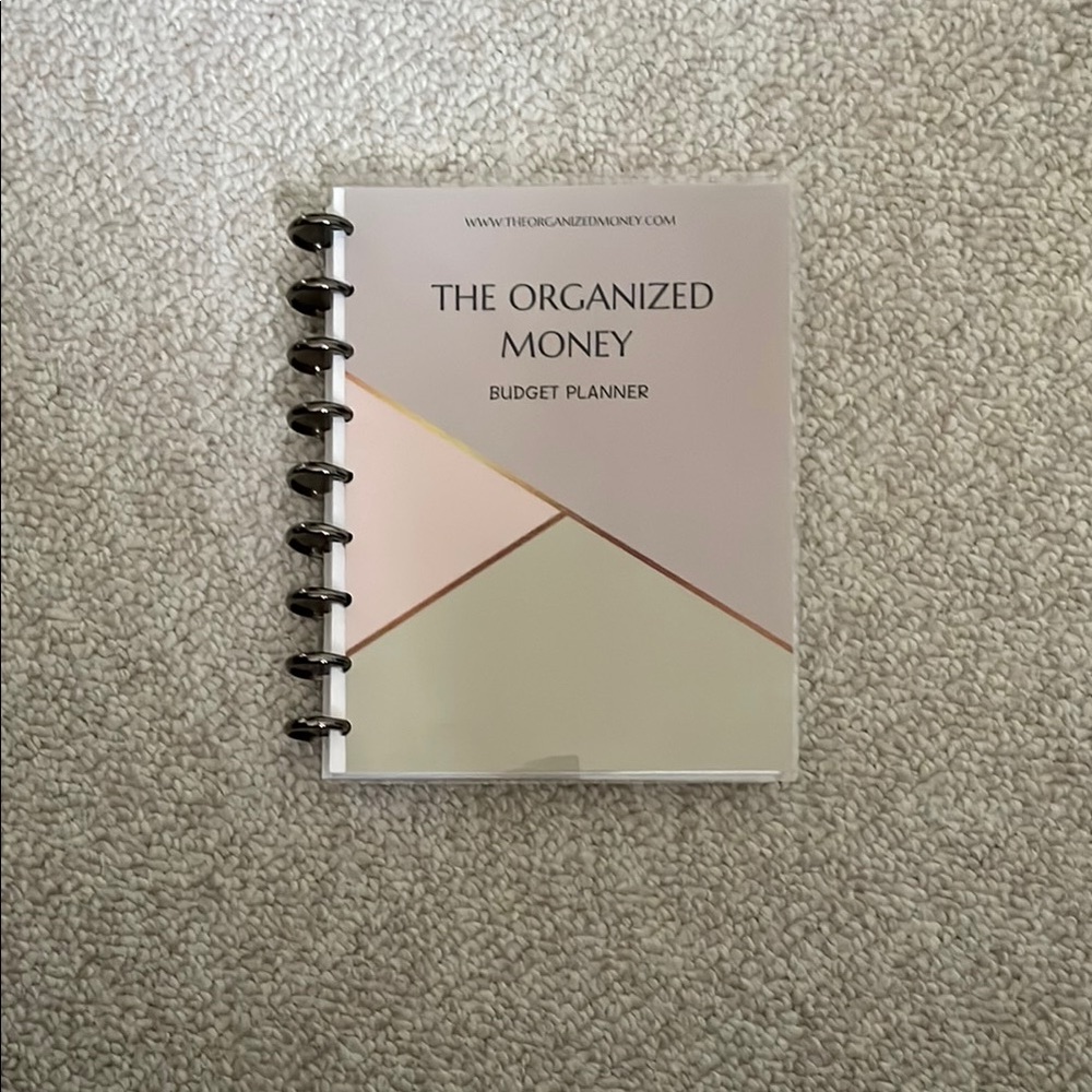Budget Planner - Cream and Gold